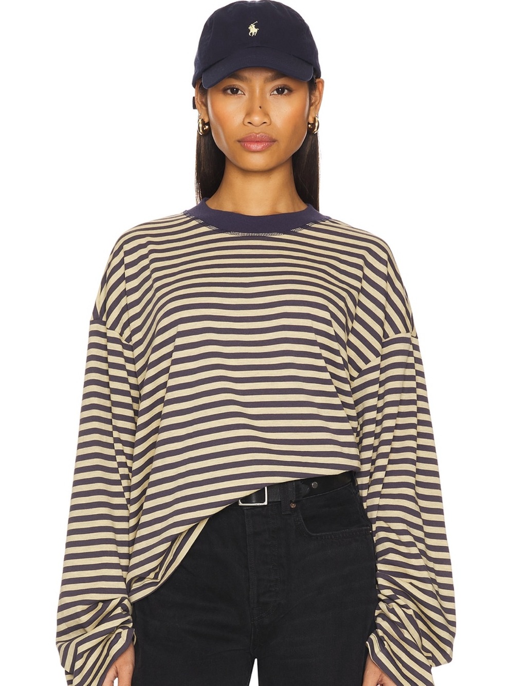 LIONESS STRIPE LONG SLEEVE TSHIRT